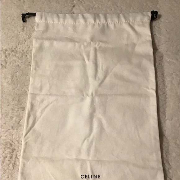 Celine Handbags - Celine 100% Cotton Drawstring Dustbag